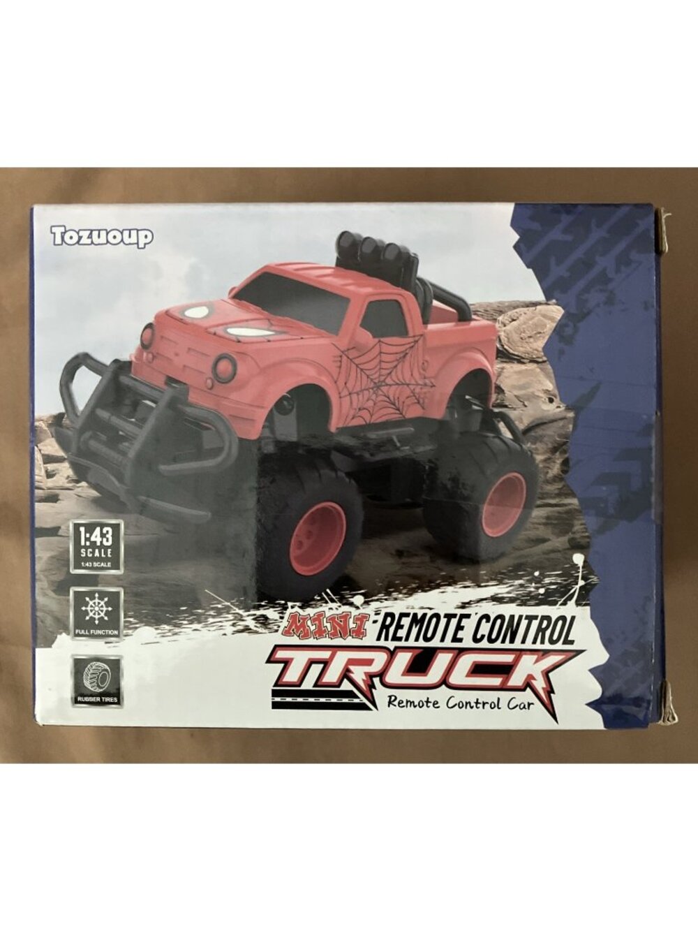 Mini Remote Control Truck 1:43 Choice Of Red Or Black NIB